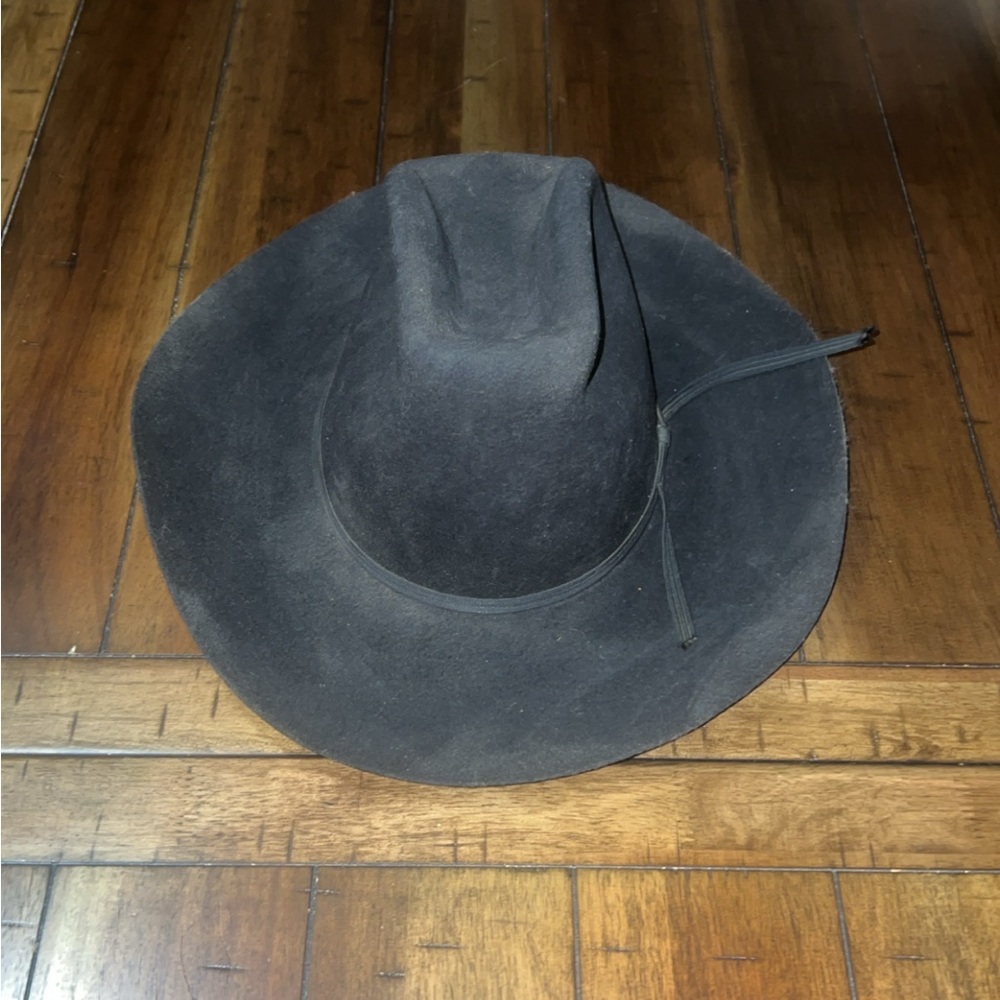 Black Suede Cowboy Hat